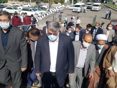 استقبال مردم و مسئولین از سفر استاندار خراسان رضوی به شهر کاخک