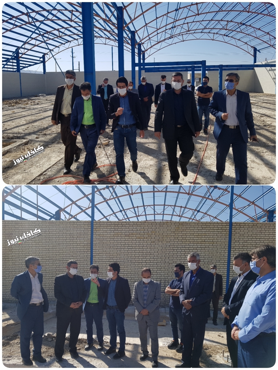 بازدید فرماندار گناباد از کارخانه درحال احداث قند در کاخک