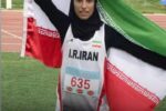 تاریخ سازی دختر دونده کاخکی در مسابقات قهرمانی آسیا