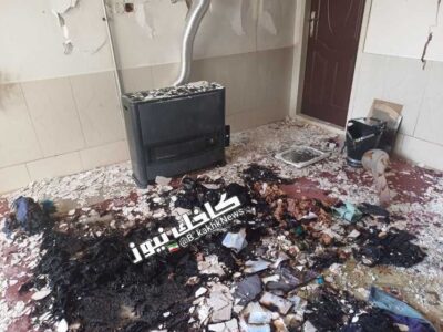 نشت گاز شهری یک منزل مسکونی در کاخک باعث انفجار و سوختگی یک نفر گردید.