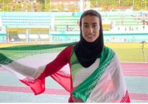 افتخار بزرگی دیگر از نازنین فاطمه عیدیان کاخکی/طلای ۴٠٠ متر با مانع به بانوی قهرمان ایران رسید.