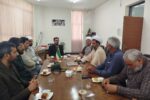 دیدار جمعی از مسئولین شهرکاخک با دکتر حیدری بخشدار جدید کاخک