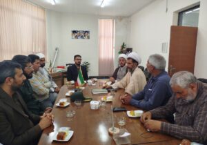 دیدار جمعی از مسئولین شهرکاخک با دکتر حیدری بخشدار جدید کاخک