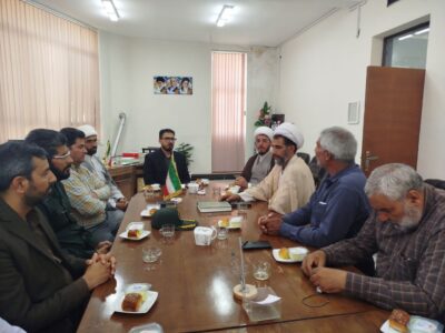 دیدار جمعی از مسئولین شهرکاخک با دکتر حیدری بخشدار جدید کاخک